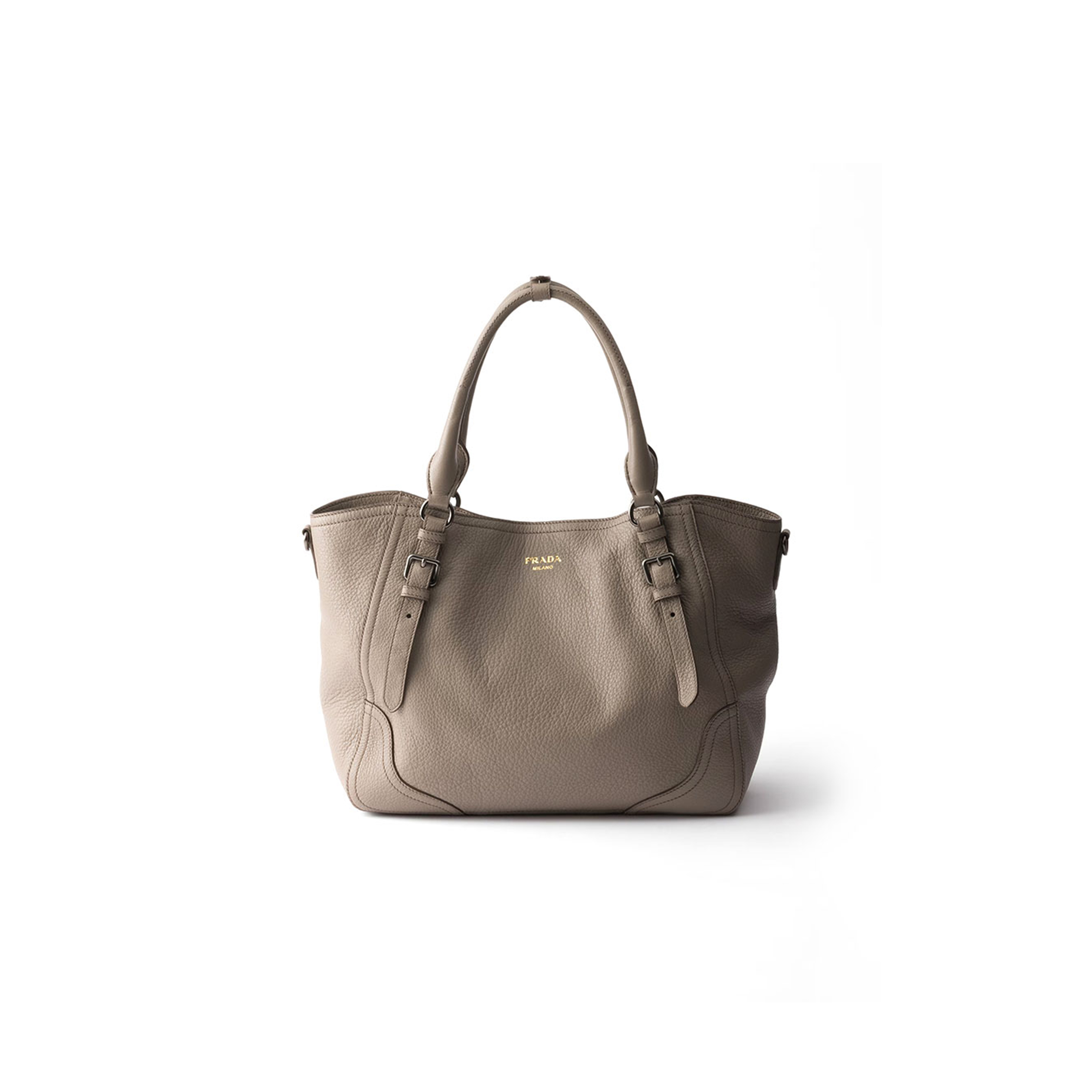 Pra*a large leather tote bag 1bg602 (38*32*14cm)